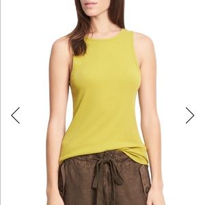 Vince high necked ribbed tank size small